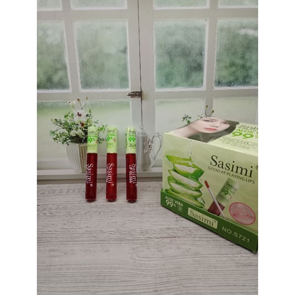 Lip Tint Sasimi Aloe Vera||Liptint Sasimi S721(pcs)