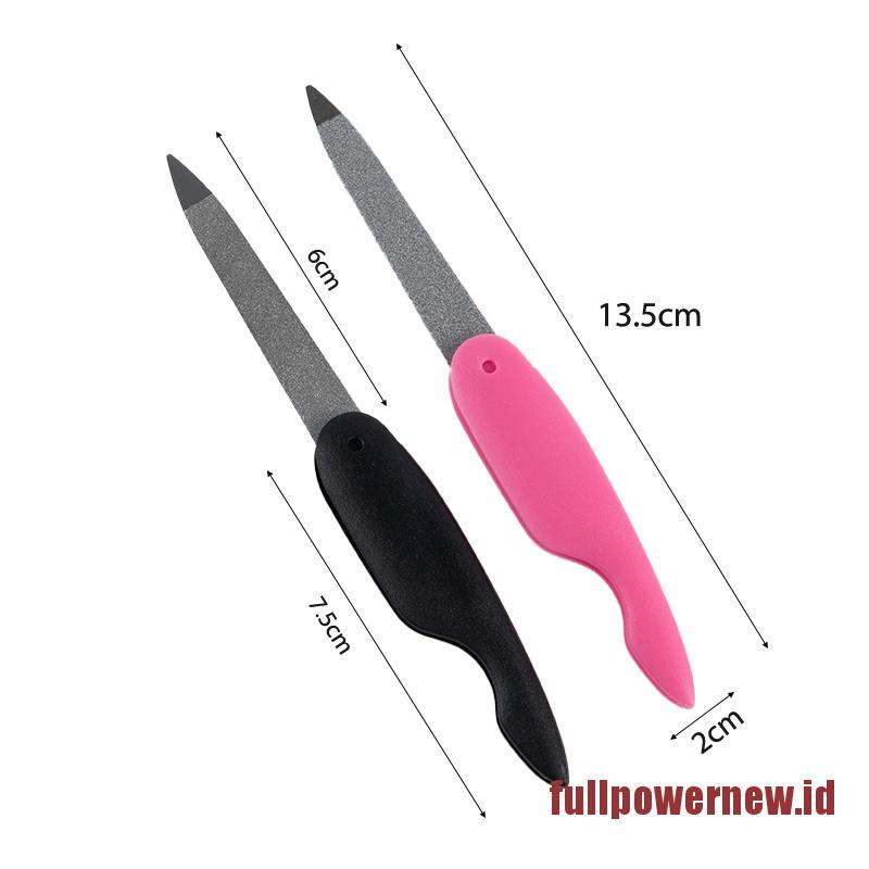 【COD】7.5cm Metal Stainless Steel Folding Nail File Exfoliating Tool Nail Tool