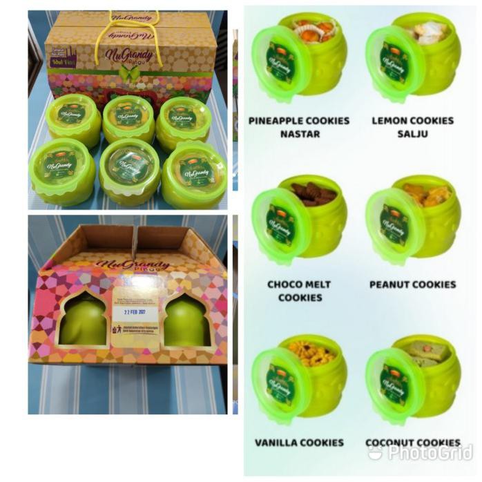 

Kue Lebaran Parcel Mix Cookies Pingu Isi 6 - 55
