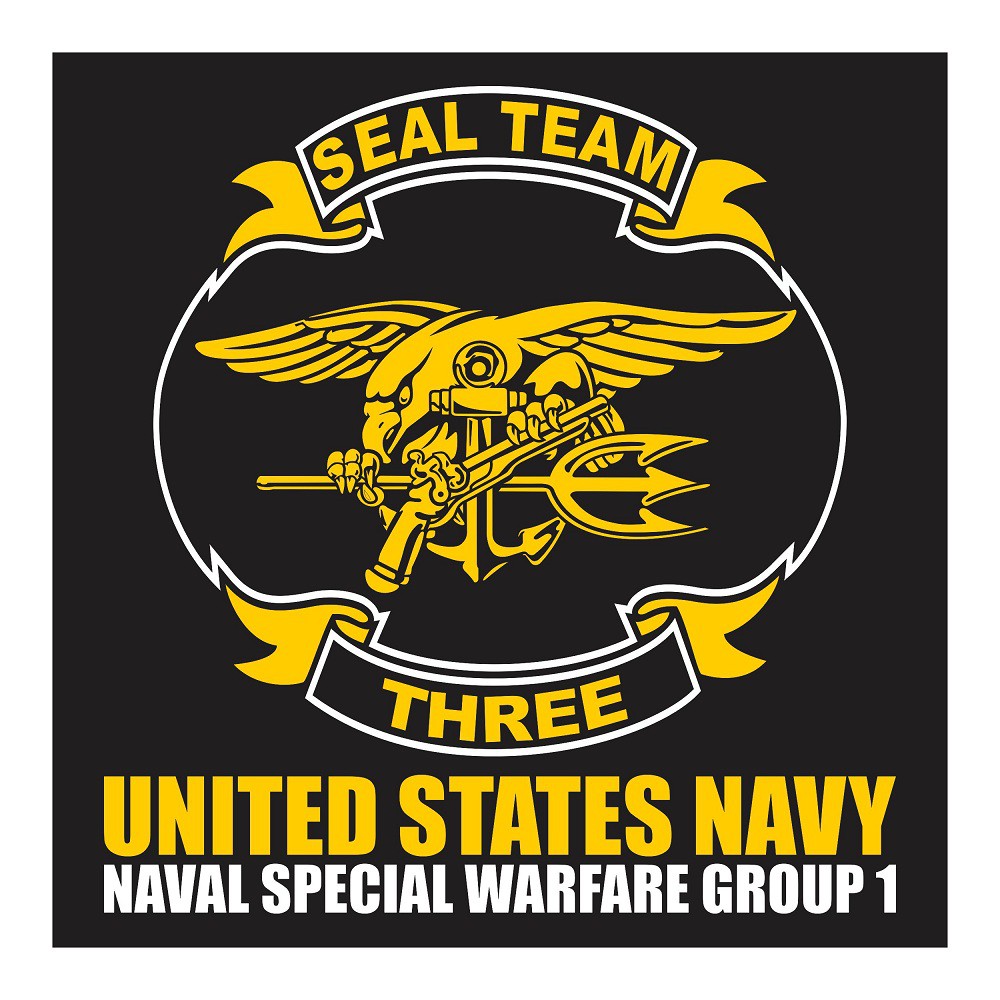 

Seal Team Three, United States Navy Cutting Sticker