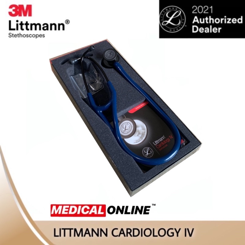 3M STETOSKOP LITTMANN CARDIOLOGY IV NAVY BLUE BLACK 6168 LITMANN LITMAN MEDICALONLINE MEDICAL ONLINE