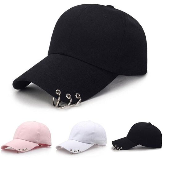 [TERLARIS] Topi Baseball Korea Anting Rantai Bintang Kpop Style Kualitas Premium Termurah