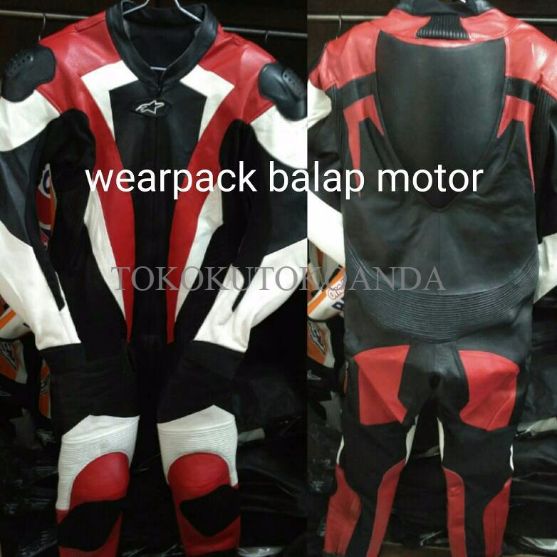 wearpack balap taichi full kulit asli