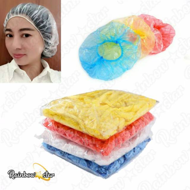 Shower Cap isi 100pc / Hair Cap