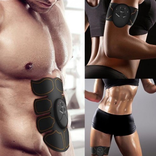 ALAT PENGECIL PERUT &amp; PEMBENTUK OTOT Tangan ELEKTRIK MUSCLE Stimulator