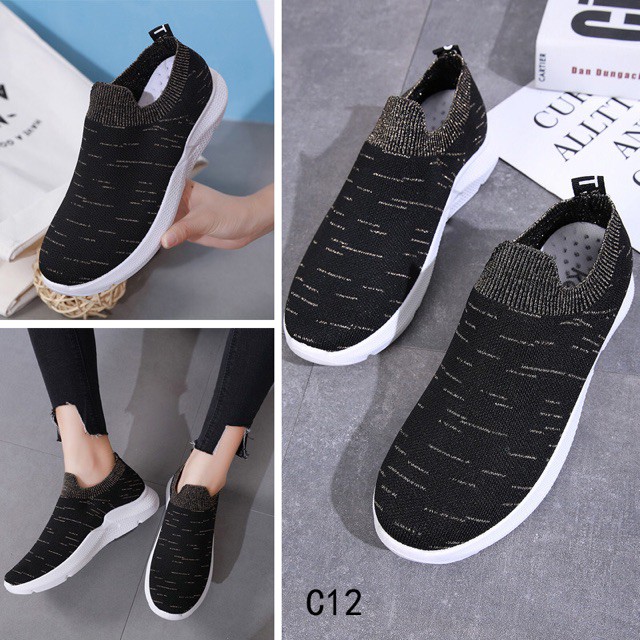 terlaris    SEPATU KELSEY C12  SEPATU SLIP ON WANITA 20