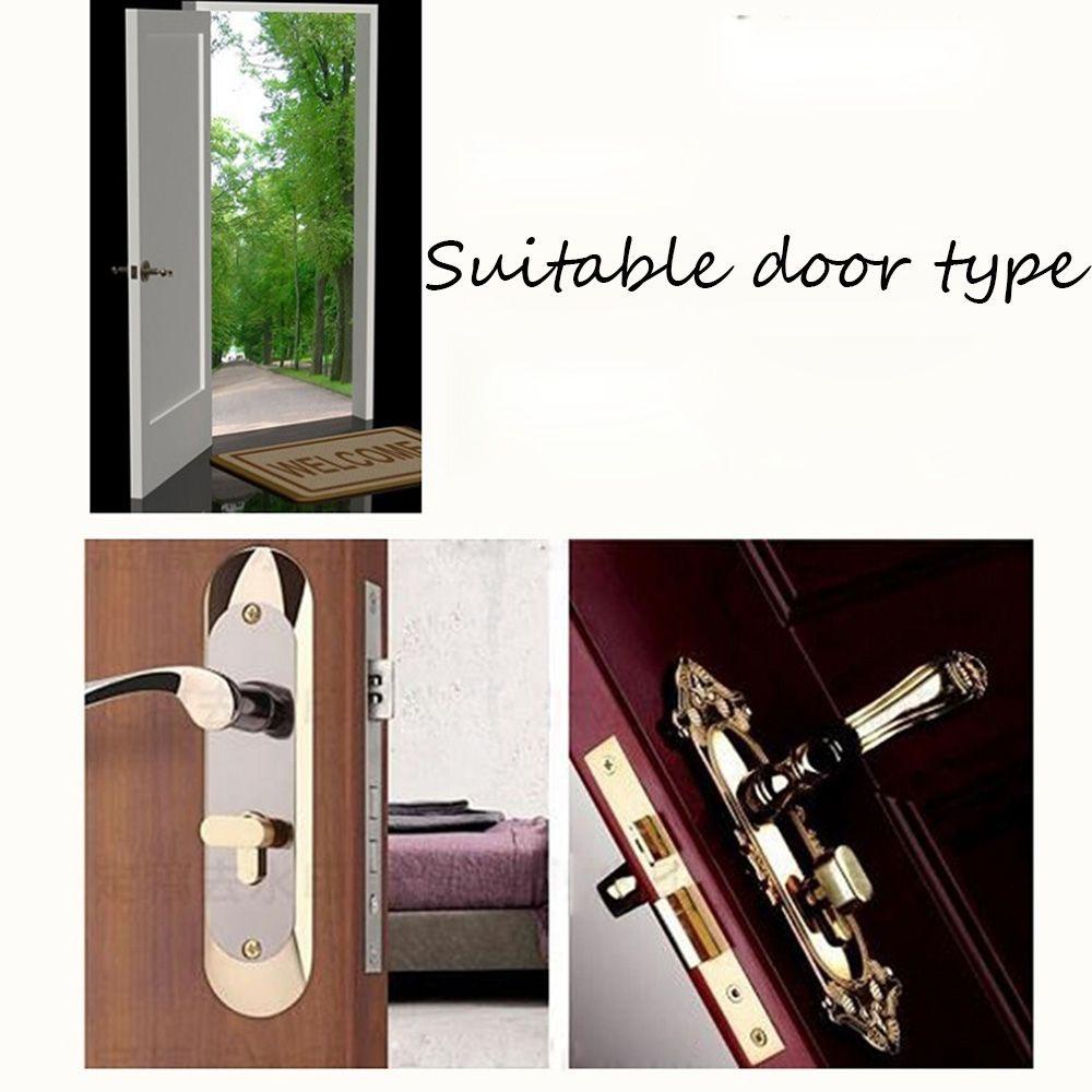Suyo Kunci Pintu Bebas Pukulan Apartemen Travel Motel Hotel Portable Stopper