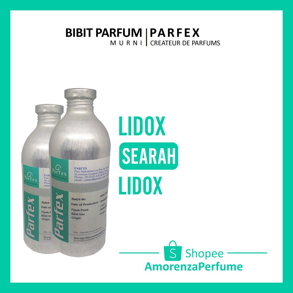 LIDOX BIBIT PARFUM PARFEX1 LITTER/BIBIT MURNI / BIBIT PARFUM PARFEX MURNI TANPA CAMPURAN