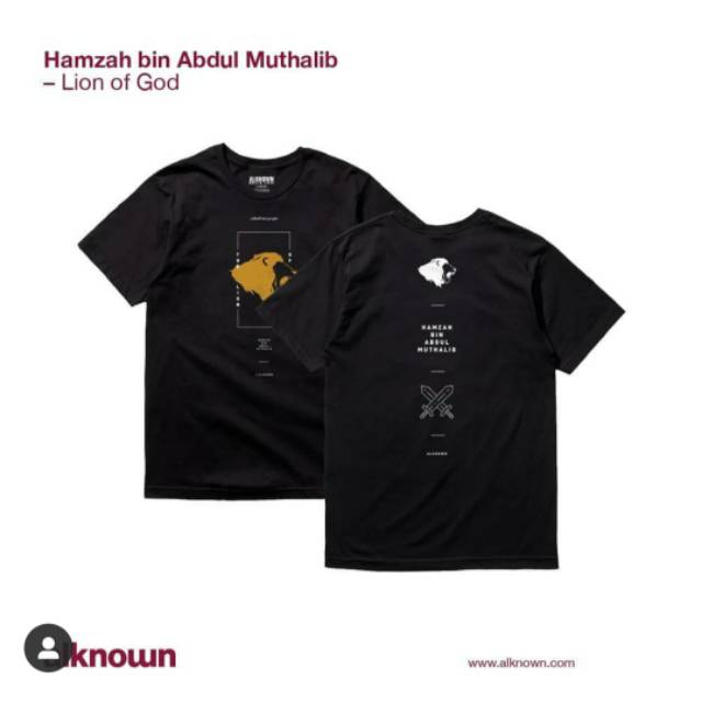 Kaos Alknown Hamzah