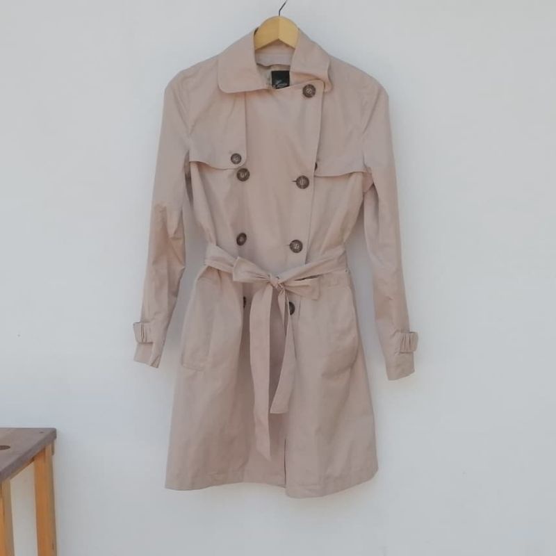 Harriss long coat / coat / jacket vintage / jacket krem / baju kerja wanita /long coat / jaket korea