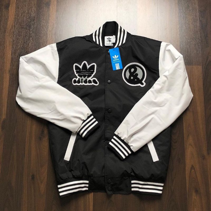 JAKET BOMBER VARSITY ADIDAS HIGH QUALITY CASUAL HYPE FASHION PRIA