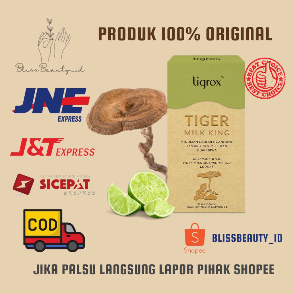TIGROX TIGER MILK KING & LOQUAT ORIGINAL 100%