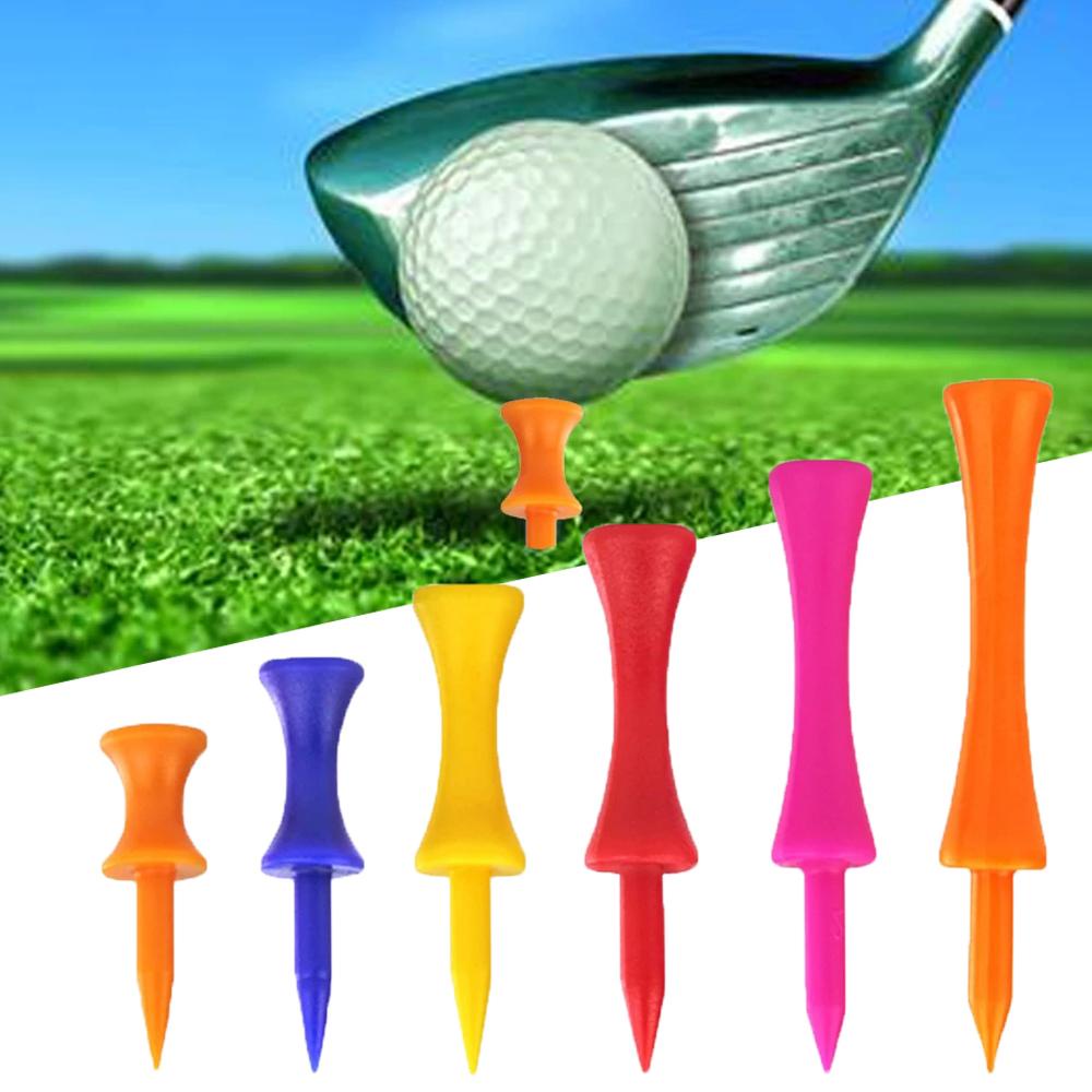 Lanfy Golf Tees 50pcs Socket Bola Step Down Warna Warni