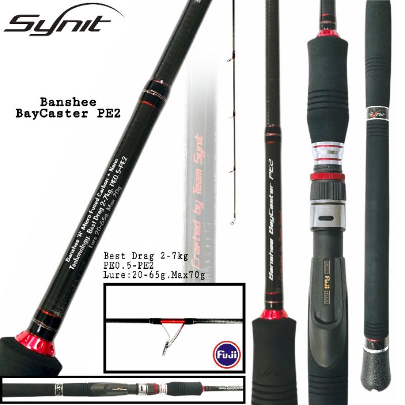 Rod / Joran Jigging - Synit Banshee "H" Baycaster PE2 (Packing Pvc) - Limited Edition