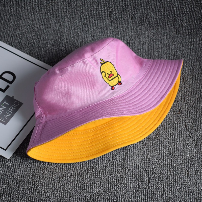 Topi Anak Perempuan Laki Laki Cowok Cewek 2 3 4 5 6 7 8 Tahun Bucket Hat Anak 1 FFD OOTD Fashion Anak Cowo Cewe Kecil Umur Balita Kado Kids Aksesoris Kepala Anak Lucu 1-PINK KUNING