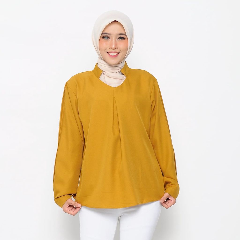 ATASAN STELLA SHIRT WANITA OVERSIZED//ATASAN BLOUSE WANITA TERBARU