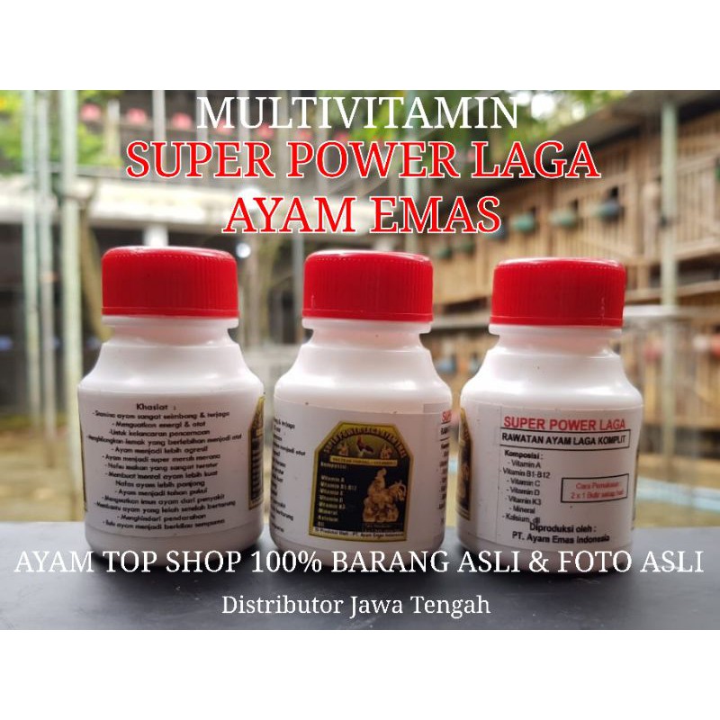 Multivitamin SUPER POWER LAGA AYAM EMAS