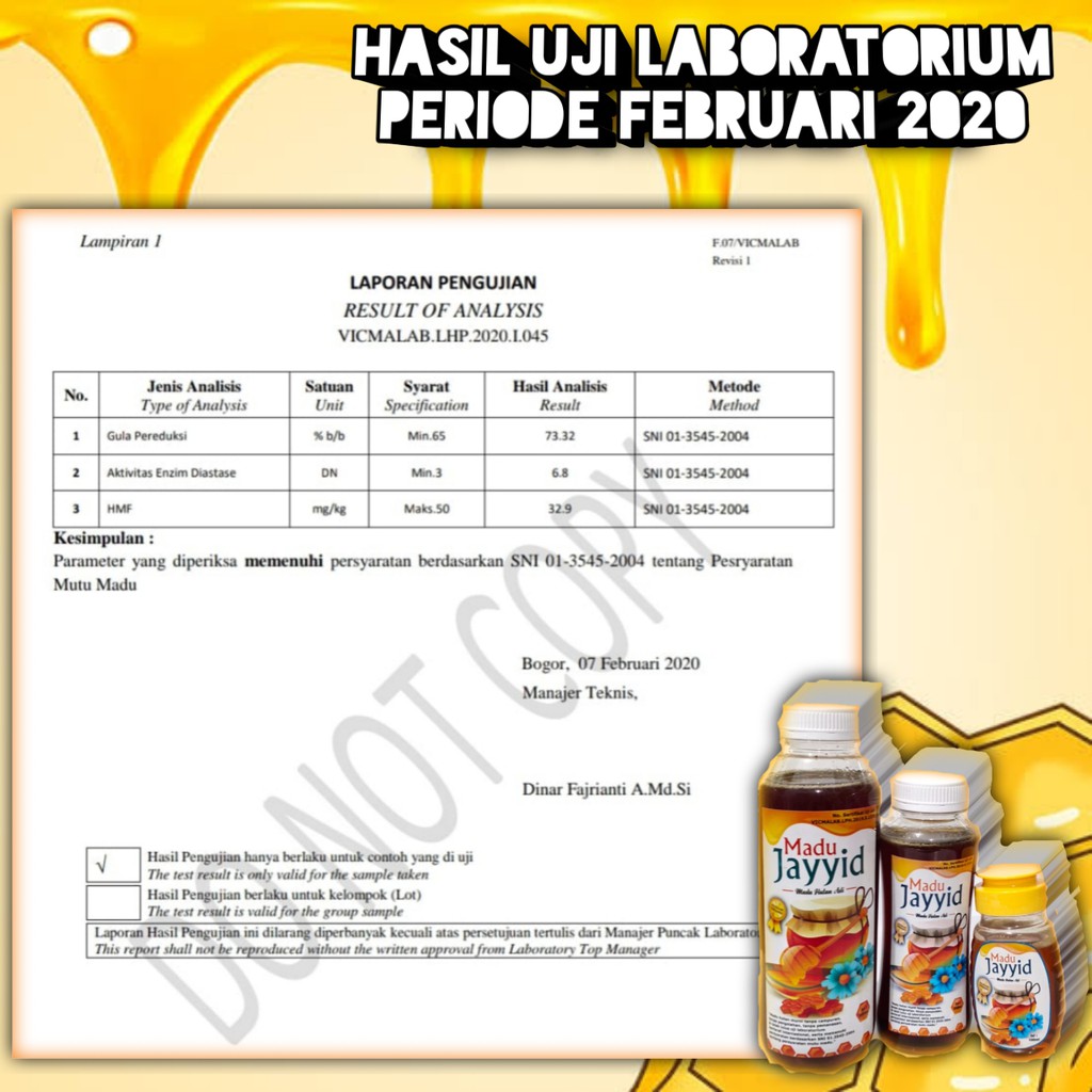 

MADU JAYYID 100ML/250ML/500ML