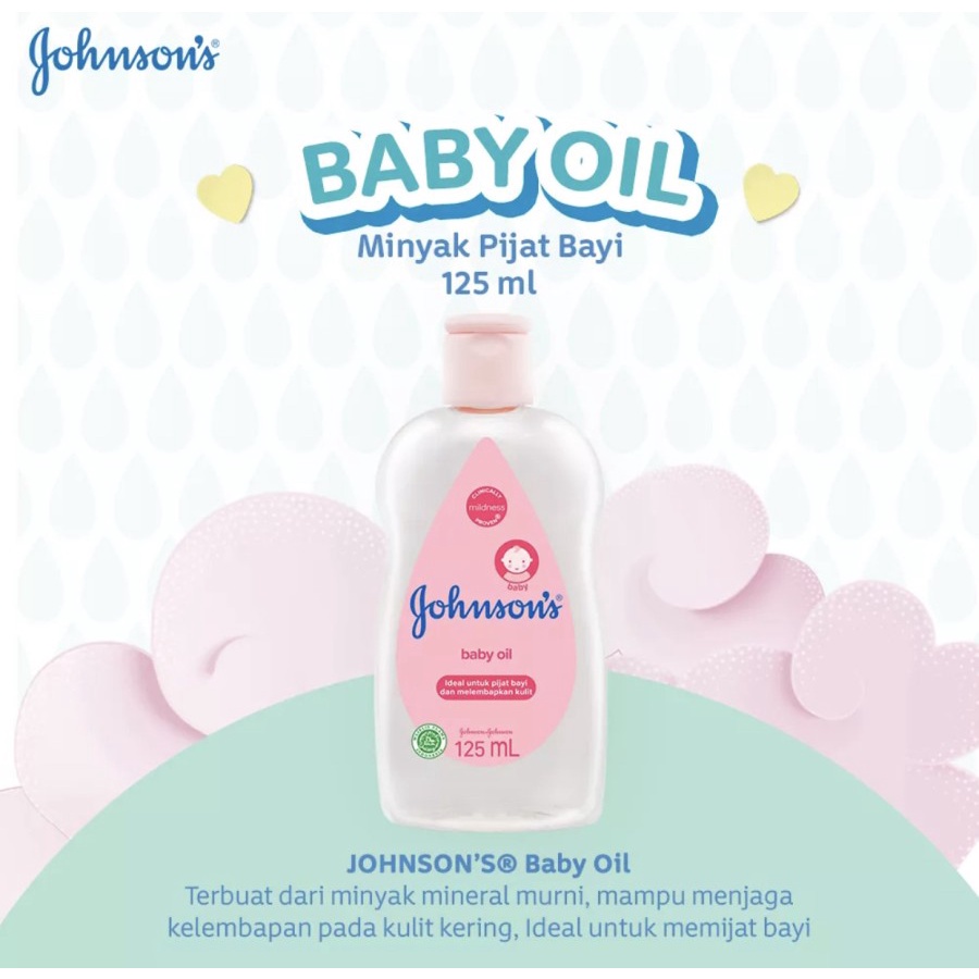 Johnson's Baby Oil 50 ml dan 125ml