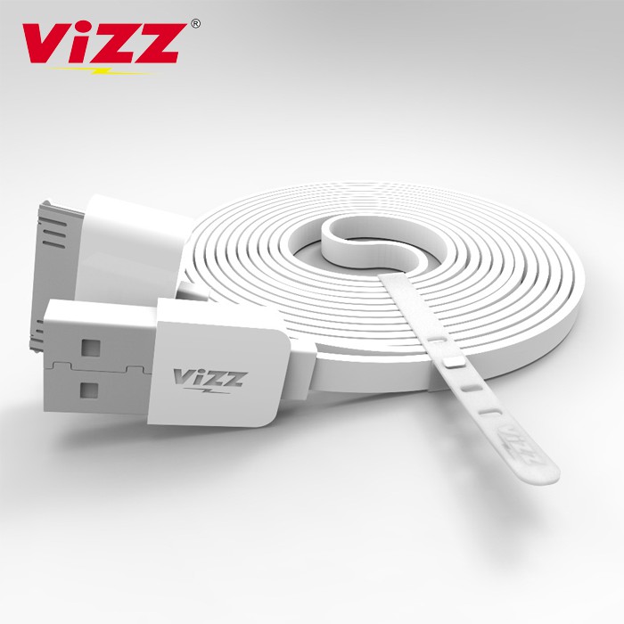 Kabel Data VZCDI4-180 VIZZ Kabel Data IPhonegsss 4G 4S Kabel Lightningg 180 Cm