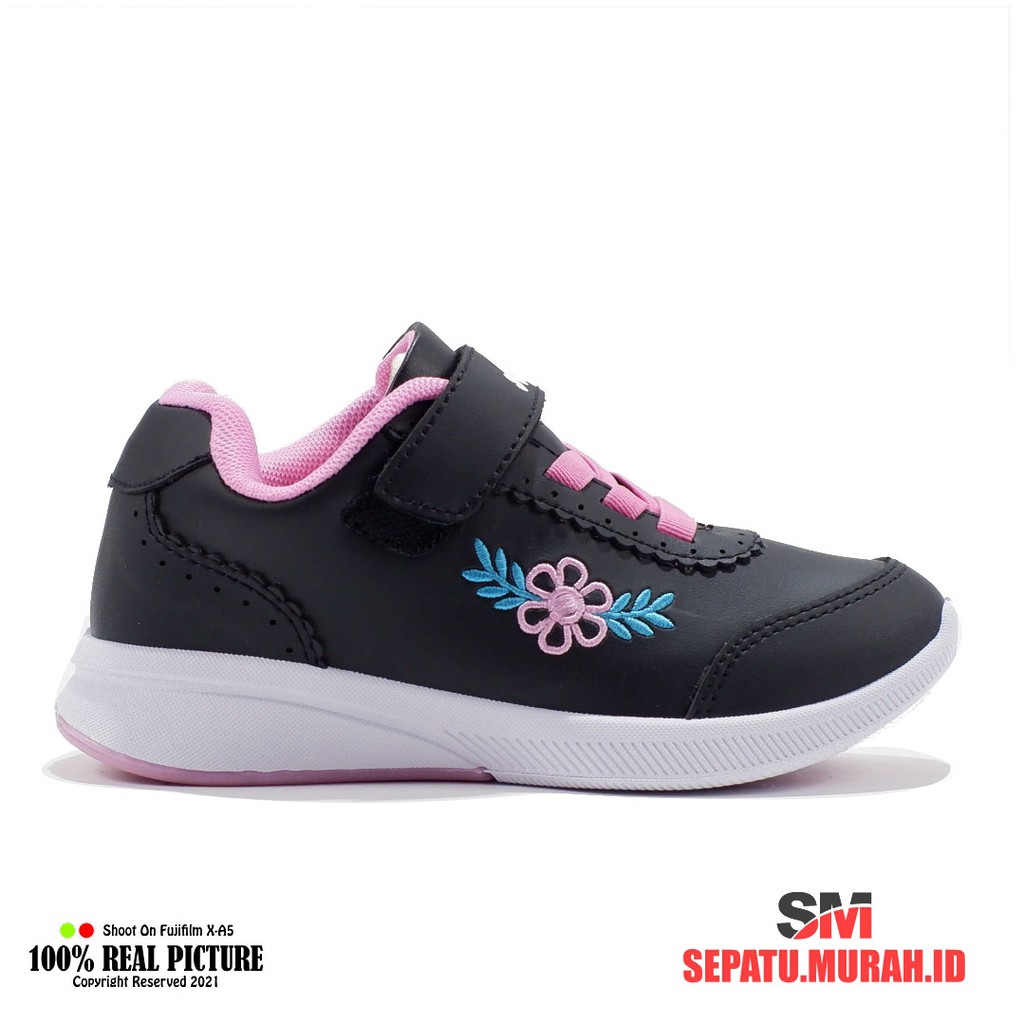 Sepatu anak perempuan tk velcro original ANDO BIRDY 29-32-6