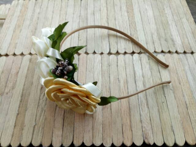 Bando Bunga cantik handmade atau hiasan rambut