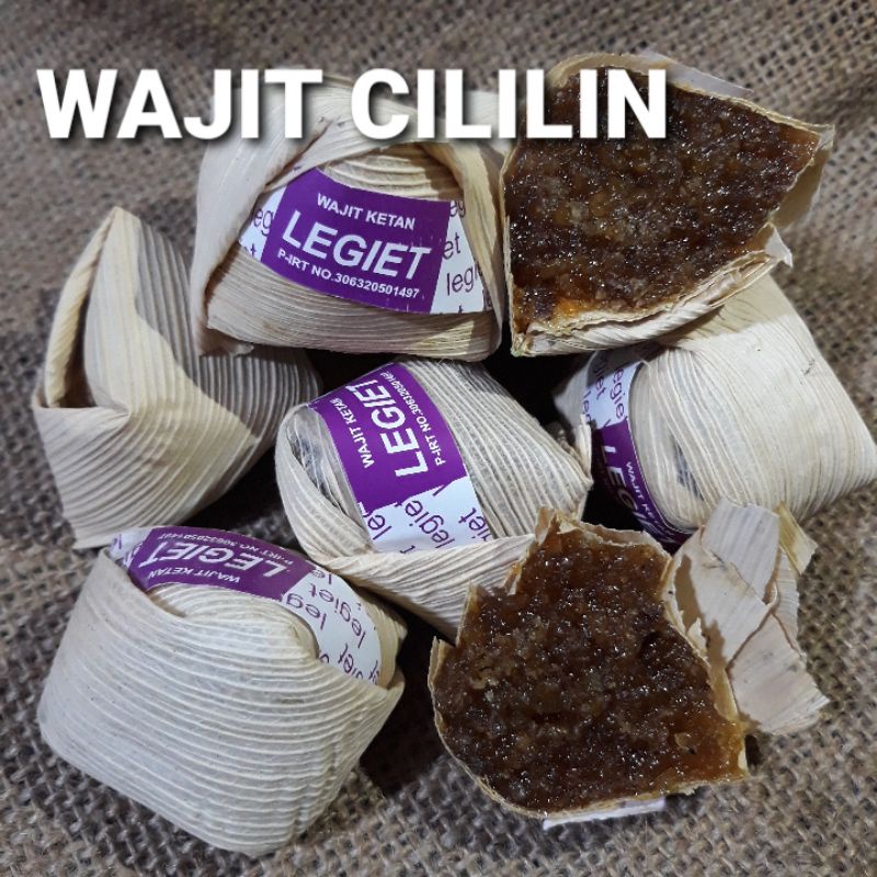 WAJIT CILILIN KHAS BANDUNG 500GR / WAJIT BERAS KETAN PUTIH / ALMA.SNACK