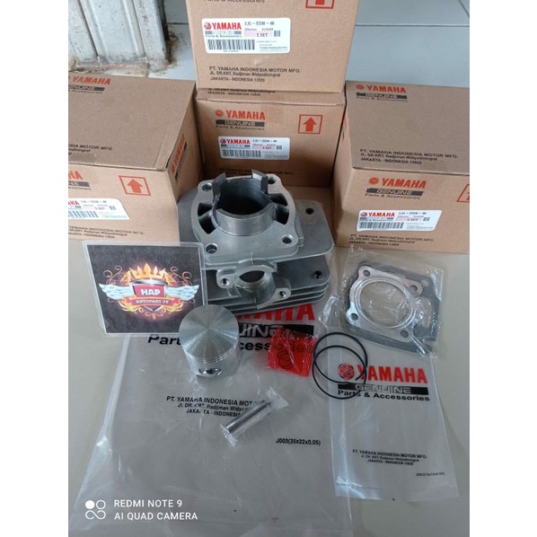 CYLINDER BLOK SEHER KOMPLIT YAMAHA POSWAN/FIZ R/FORCE/KODE 3XA/YP-1 ORI-YGP