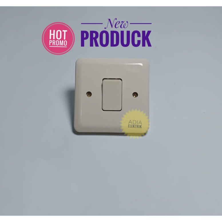20 PCS Saklar Ib Broco /Saklar Tembok / Saklar Listrik / Saklar Lampu Rumah Murah / Broco ib Saklar