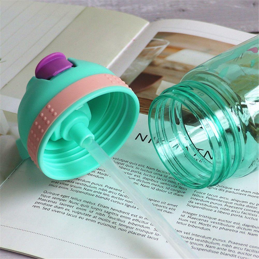 Solighter Botol Air Minum Outdoor Travel Lucu 480ML Water Cup