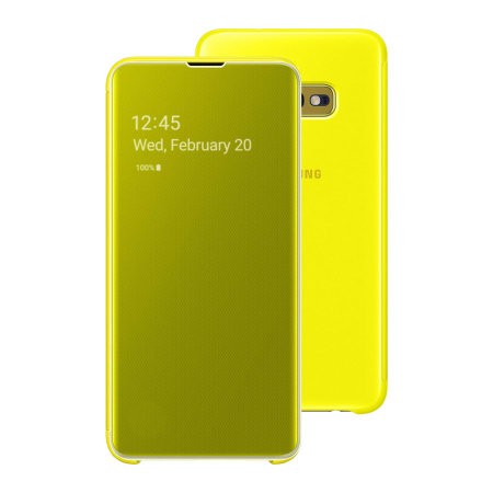 Flip cover S10E SAMSUNG Clear View Cover Galaxy S10e Flip Case Asli
