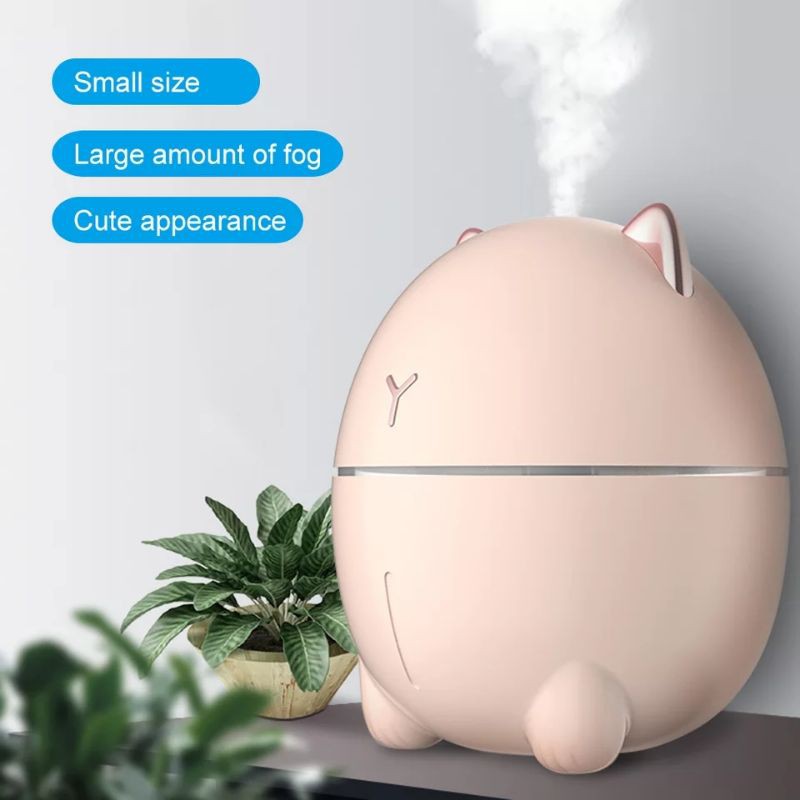 HUMIDIFIER PURIFIER DIFFUSER CAT KUCING LUCU 200ML AROMATHERAPY PELEMBAB UDARA RUANGAN