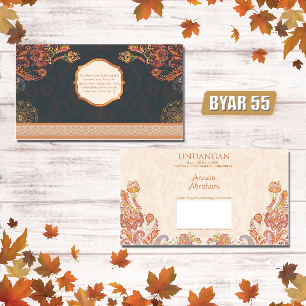 Blangko Undangan BYAR 55