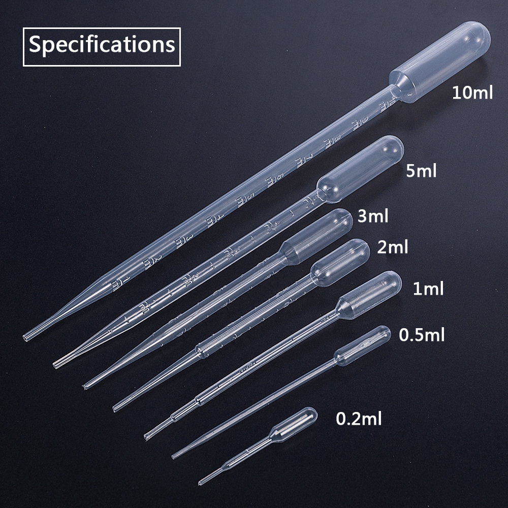 【COD Tangding】10pcs / Set Pipet Bahan Plastik