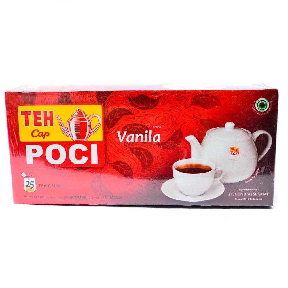 Poci Vanila/Teh Asli Teh Celup 25 bag