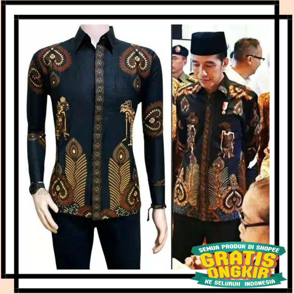 BATIK SEMARANG MURAH - TERBARU TERKINI / Kemeja batik jokowi