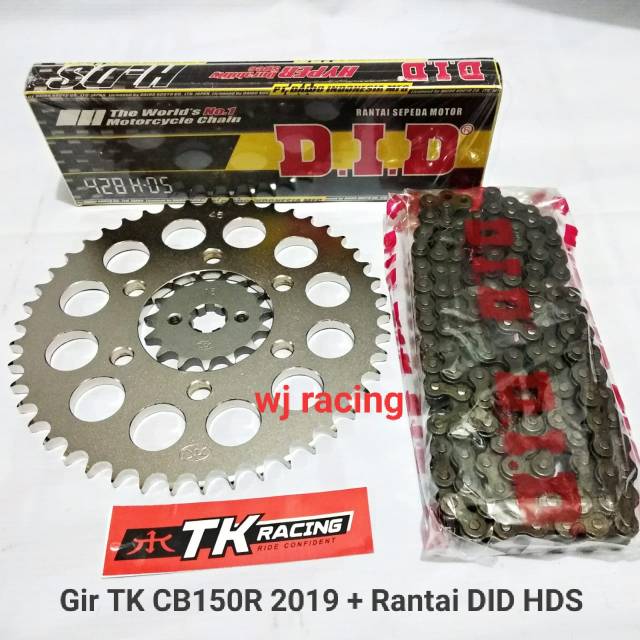 Gear Set TK Racing CB150R / CBR150 2019 + Rantai DID HDS