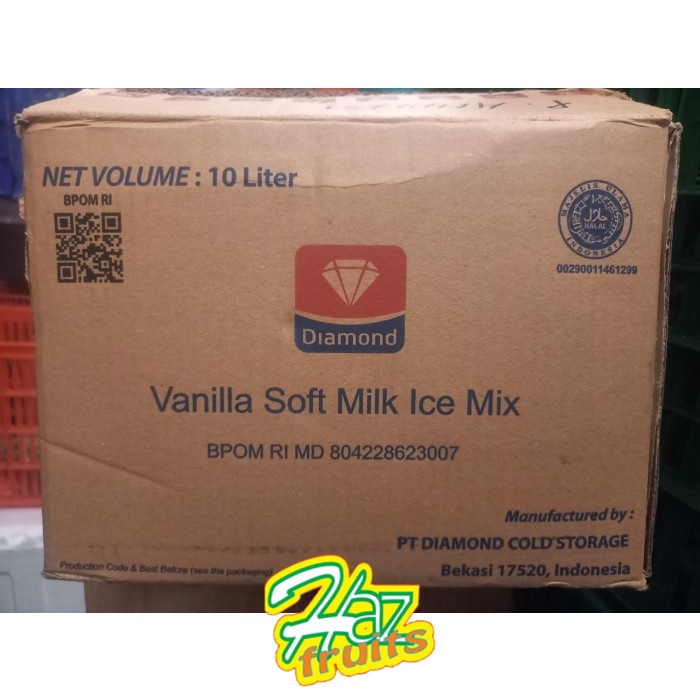 

Diamond Vanila Soft Milk Ice MIX 10 Liter