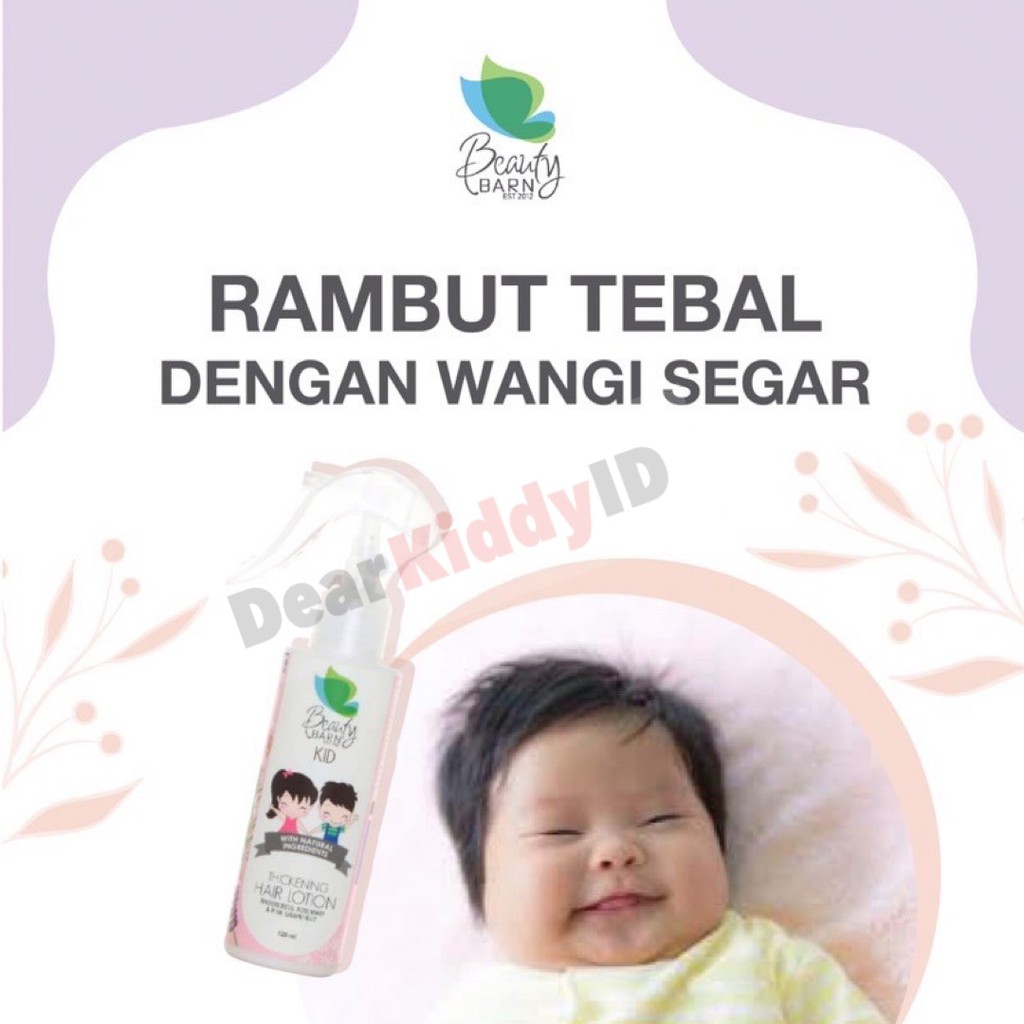 Beauty Barn Kids HAIR LOTION ORGANIC / Lotion Rambut Anak Beauty Barn 60ml 120ml Refill
