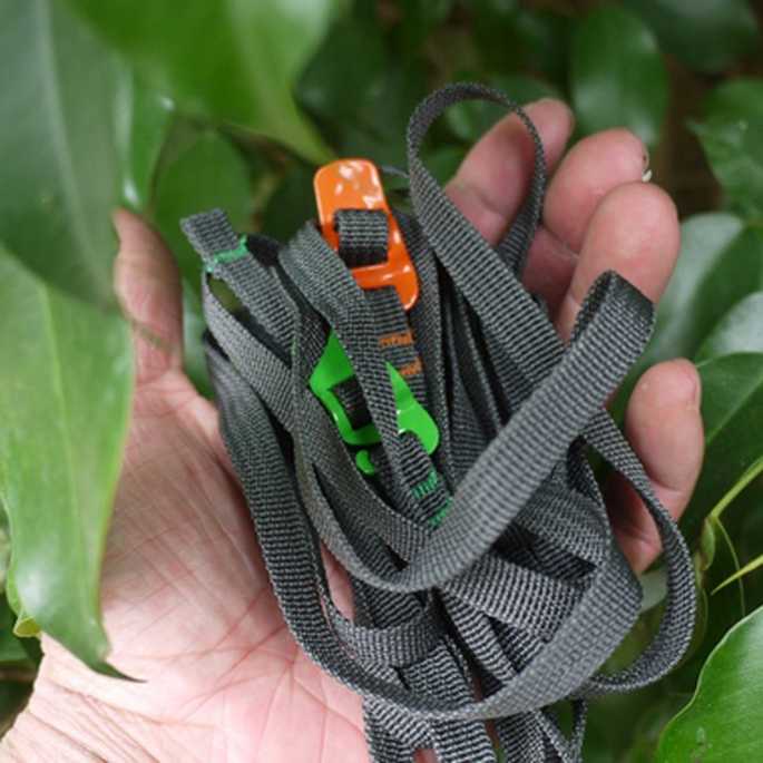 TG-IDI TaffGUARD Strap Pengikat Tas Camping Rope with Metal Quick Hook BC098K