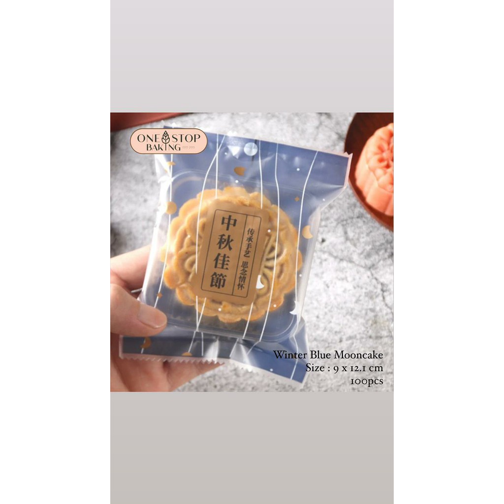 Plastic Cookies Winter Blue Moon Cake