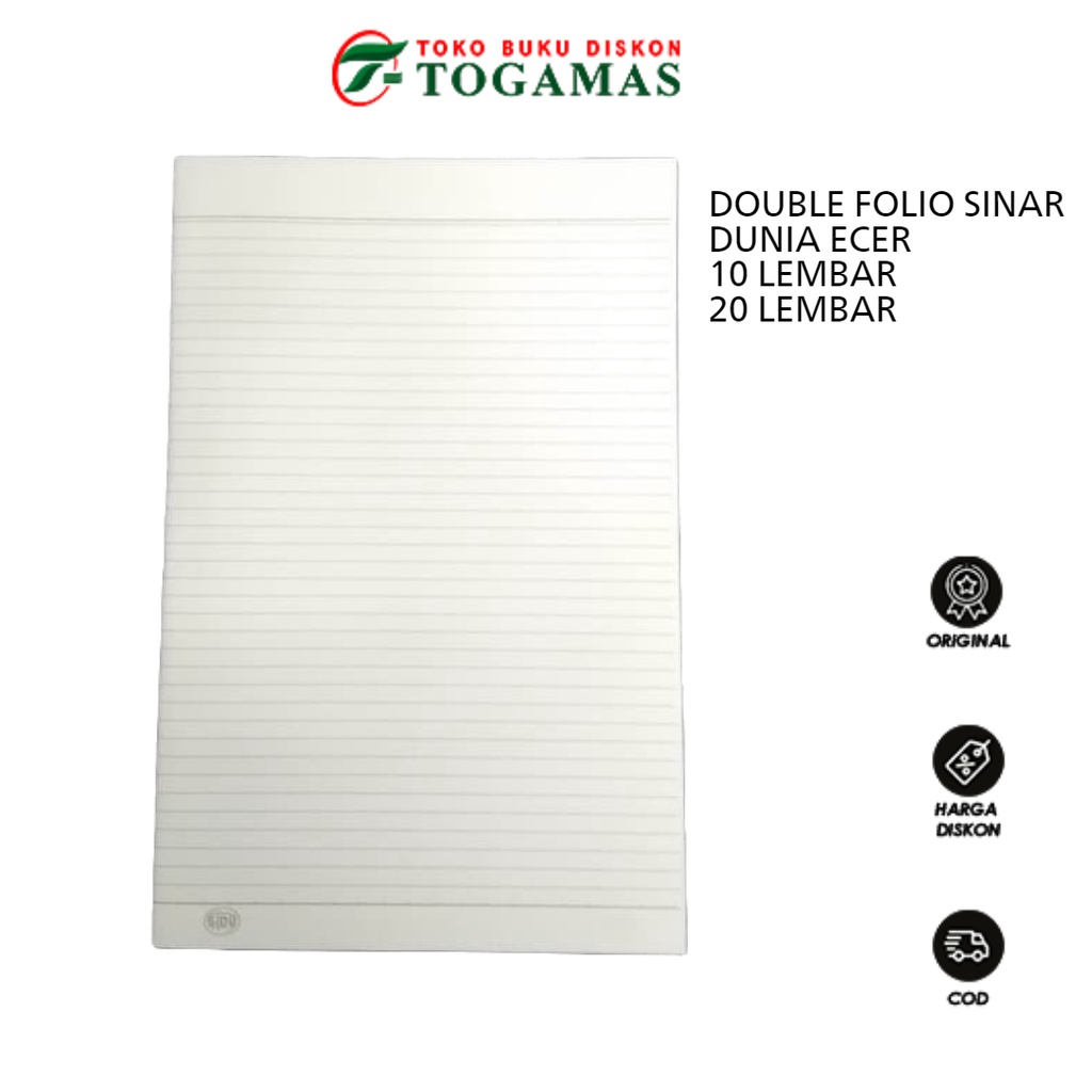 

BEST SELLER !!! SiDU Double Folio Bergaris SINAR DUNIA
