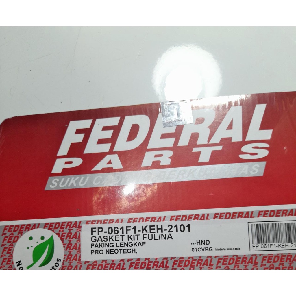 Gasket Paking Full Set Federal Gl Pro Neo Tech FP 061F1 KEH 2101