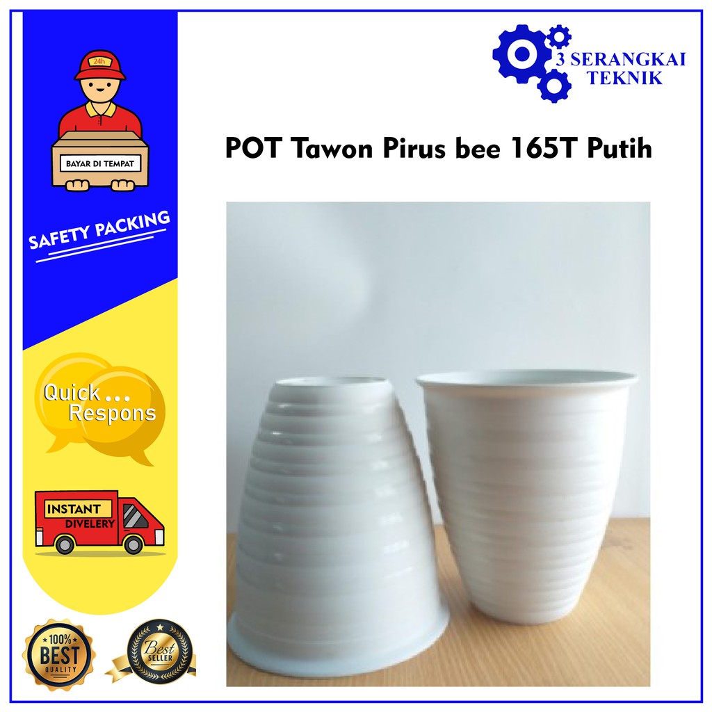 POT Tawon Pirus bee 165T Putih