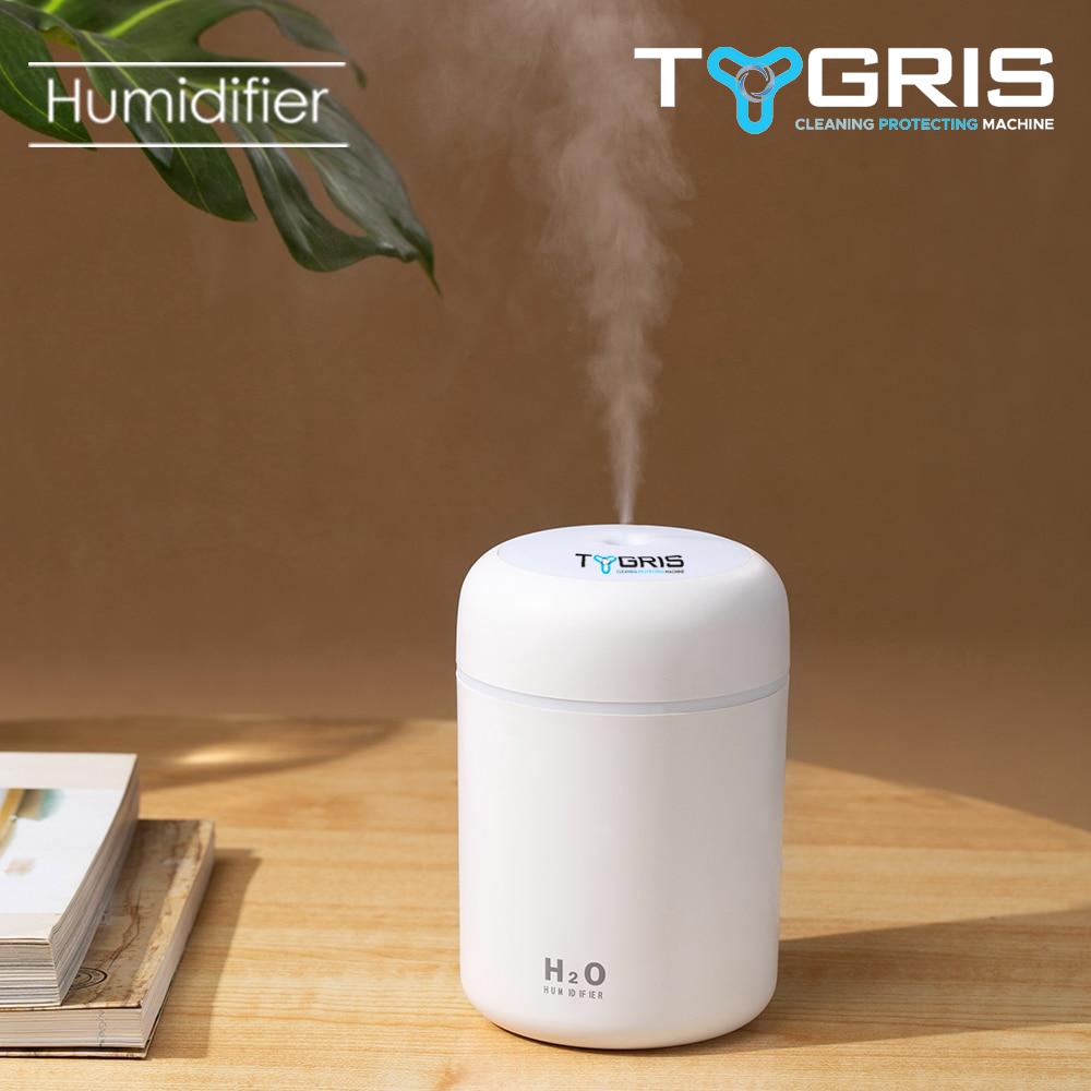 TYGRIS HUMIDIFIER DIFFUSER + FREE 1 LITER REFILL 1L DESINFEKTAN HUMIDIFIER GREEN TEA