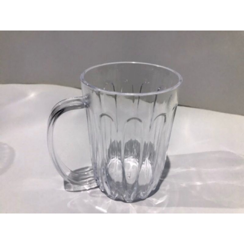 gelas mika gagang bening