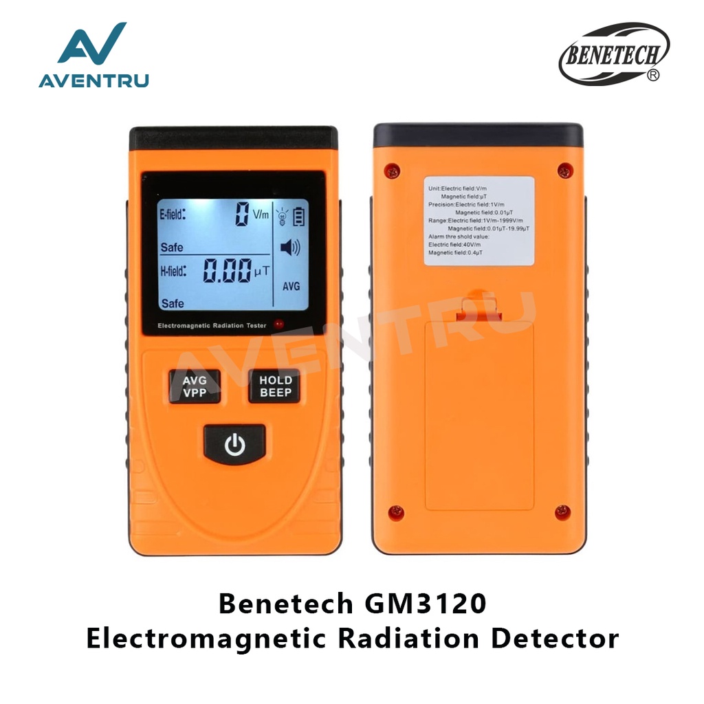 Electromagnetic Radiation Detector Alat Ukur Radiasi Benetech GM3120