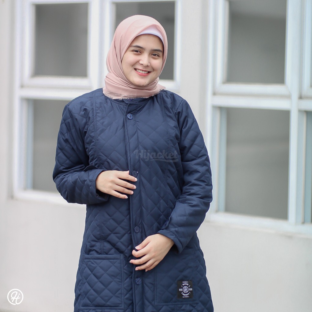 HIJACKET BELVA Jaket Hijabers Muslimah Hoodie Muslim Wanita Jacket PREMIUM-5