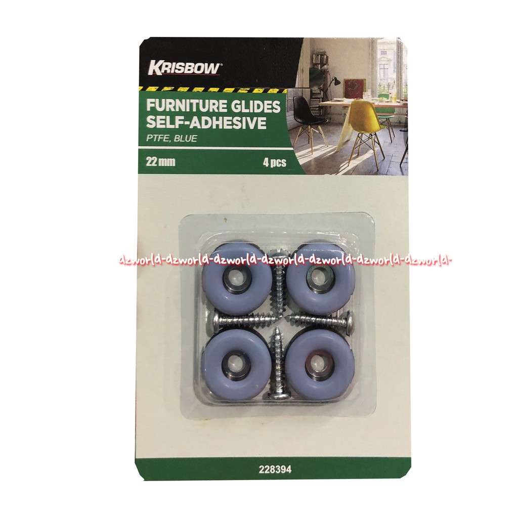 Krisbow Furniture Glides Self Adhesive 22mm Alat Anti Gores Pada Lantai Untuk Kursi Meja Kris Furnitures