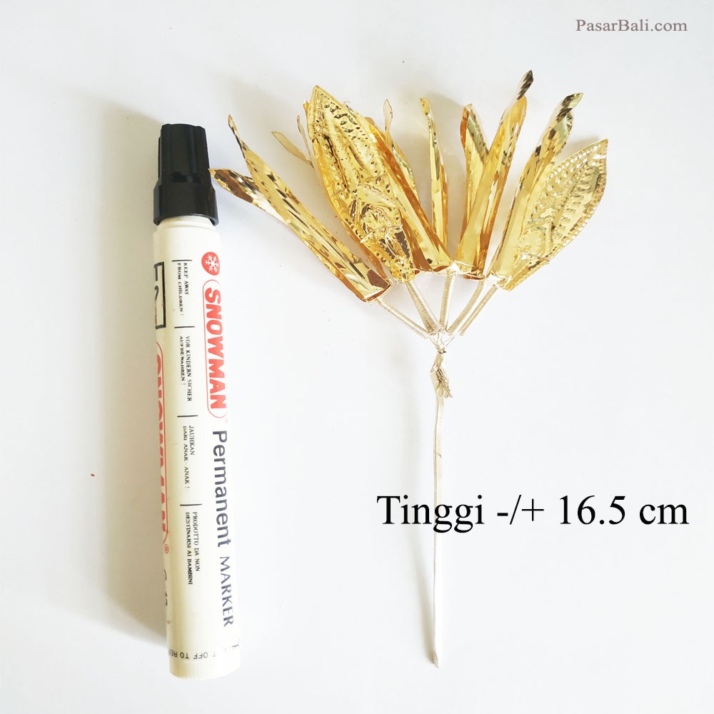 Tusuk Gonjer Sandat Emas Kecil Uk. 16.5cm